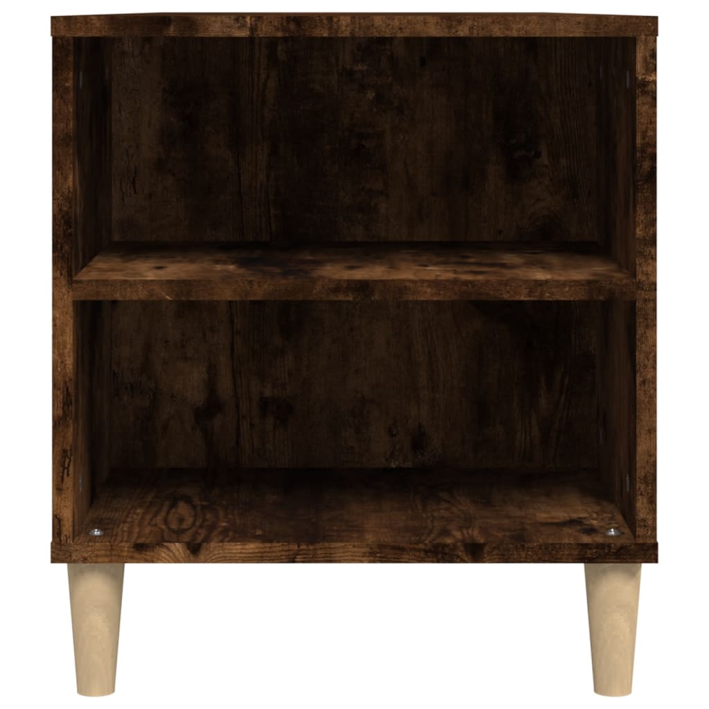 Mobile Porta TV Rovere Fumo 102x44,5x50 cm in Legno Multistrato
