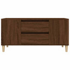 Mobile Porta TV Rovere Marrone 102x44,5x50 cm Legno Multistrato