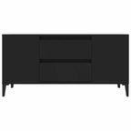 Mobile Porta TV Nero 102x44,5x50 cm in Legno Multistrato