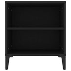Mobile Porta TV Nero 102x44,5x50 cm in Legno Multistrato