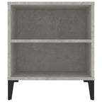 Mobile per TV Grigio Cemento 102x44,5x50 cm Legno Multistrato