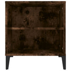 Mobile Porta TV Rovere Fumo 102x44,5x50 cm in Legno Multistrato