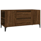 Mobile Porta TV Rovere Marrone 102x44,5x50 cm Legno Multistrato