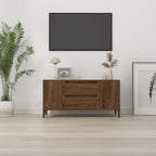 Mobile Porta TV Rovere Marrone 102x44,5x50 cm Legno Multistrato
