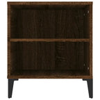 Mobile Porta TV Rovere Marrone 102x44,5x50 cm Legno Multistrato