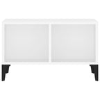 Tavolino da Salotto Bianco 60x50x36,5 cm in Legno Multistrato