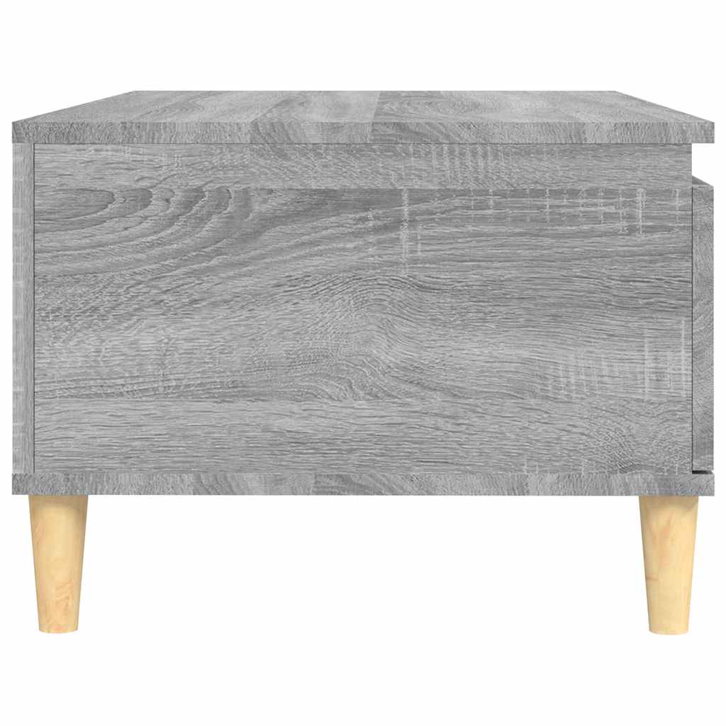 Tavolino Salotto Grigio Sonoma 90x50x36,5 cm Legno Multistrato