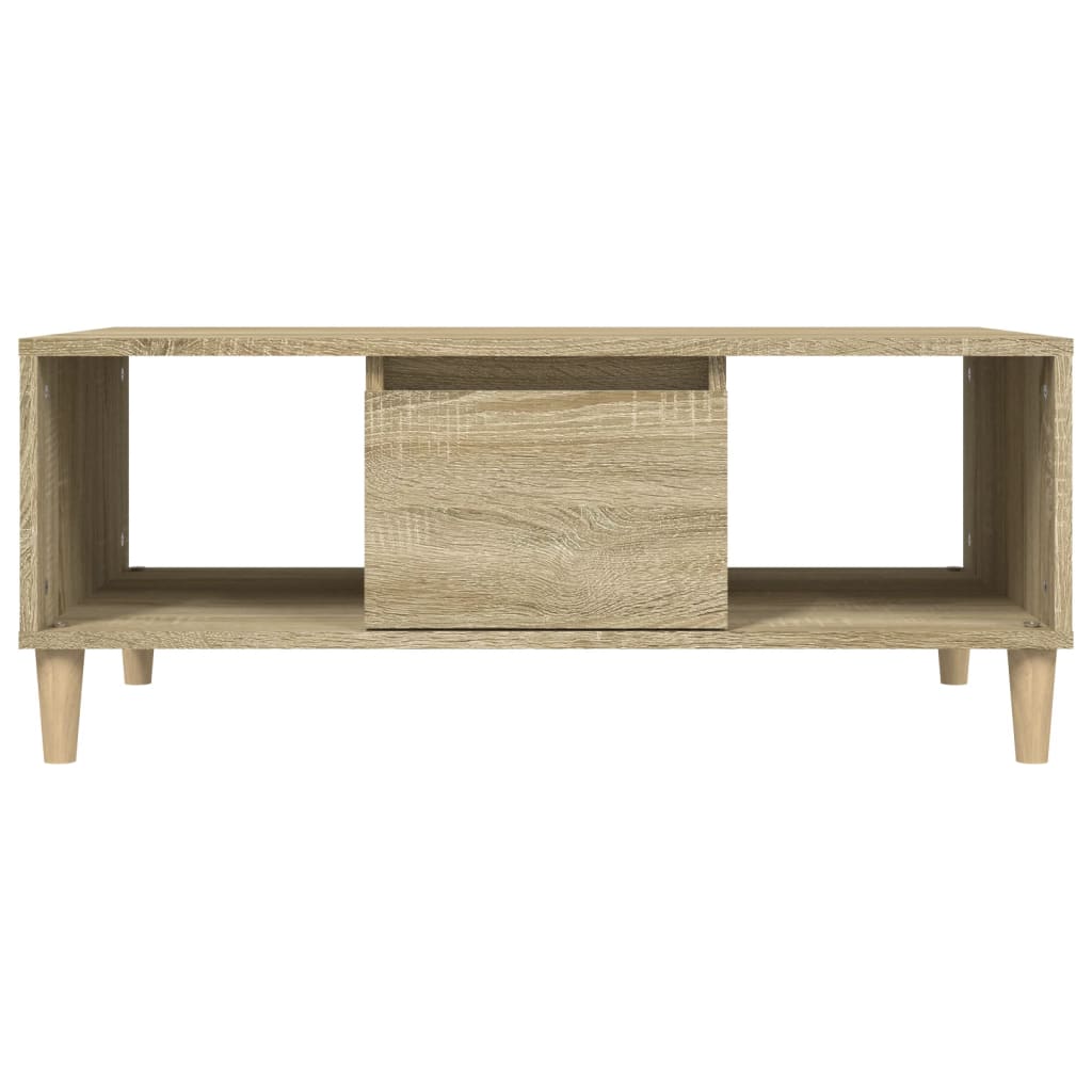 Tavolino Salotto Rovere Sonoma 90x50x36,5 cm Legno Multistrato