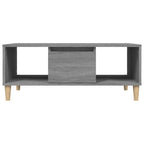 Tavolino Salotto Grigio Sonoma 90x50x36,5 cm Legno Multistrato