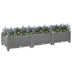 Fioriera Rialzata 120x40x23 cm in Polipropilene