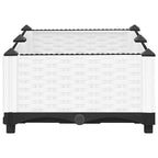 Fioriera Rialzata 80x40x23 cm in Polipropilene