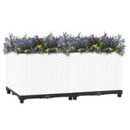 Fioriera Rialzata 80x40x38 cm in Polipropilene