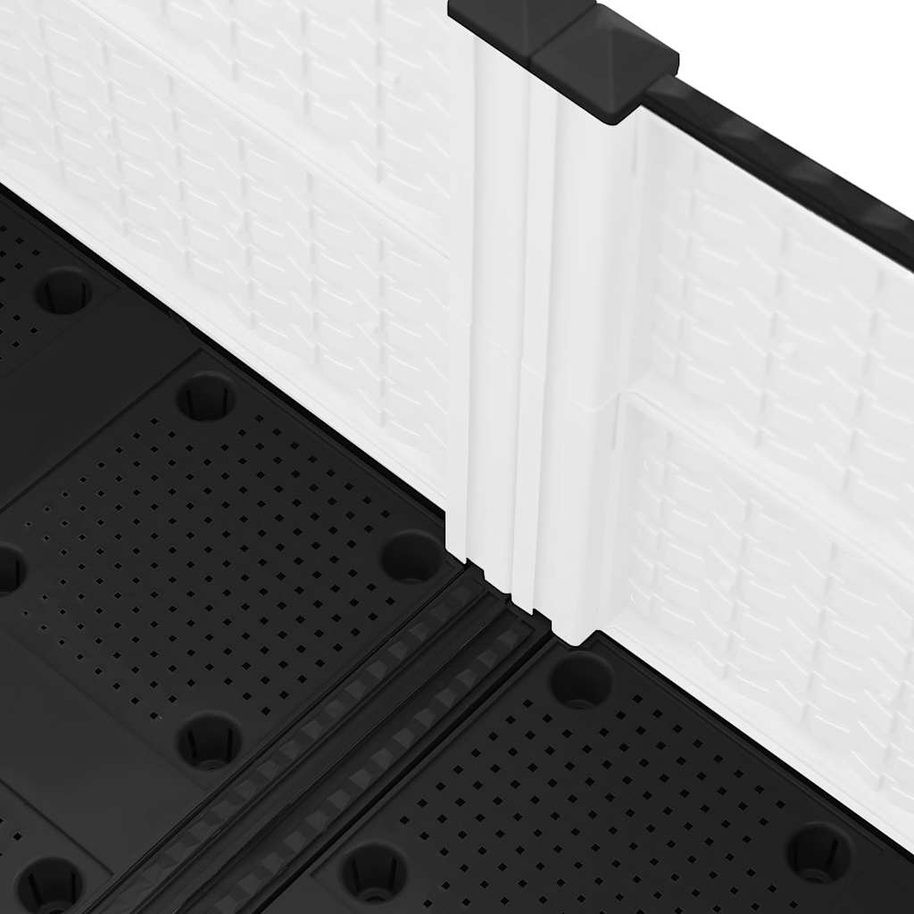 Fioriera Rialzata 80x40x38 cm in Polipropilene