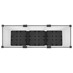 Fioriera Rialzata 120x40x38 cm in Polipropilene