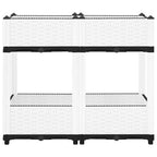 Fioriera Rialzata 80x40x71 cm in Polipropilene