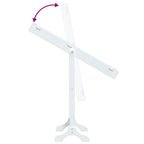 Specchio Autoportante Bianco 34x37x146 cm