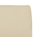 Sedia Lounge Crema 52x75x76 cm in Tessuto