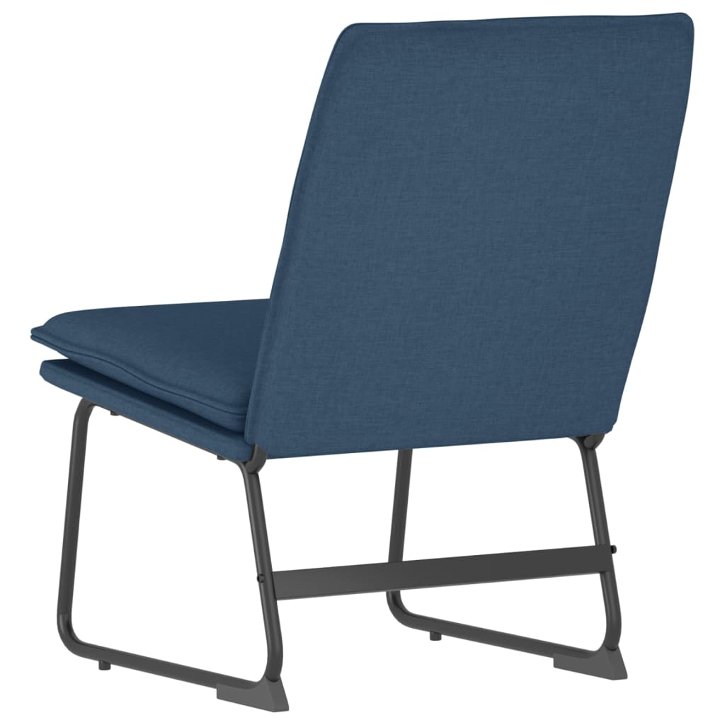 Sedia Lounge Blu 52x75x76 cm in Tessuto