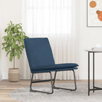 Sedia Lounge Blu 52x75x76 cm in Tessuto