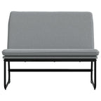 Panca Grigio Chiaro 100x75x76 cm in Tessuto