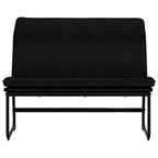 Panca Nera 100x75x76 cm in Tessuto