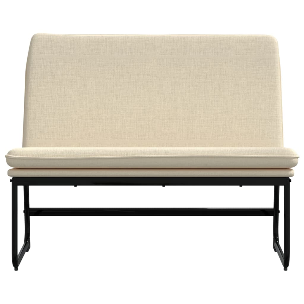 Panca Crema 100x75x76 cm in Tessuto