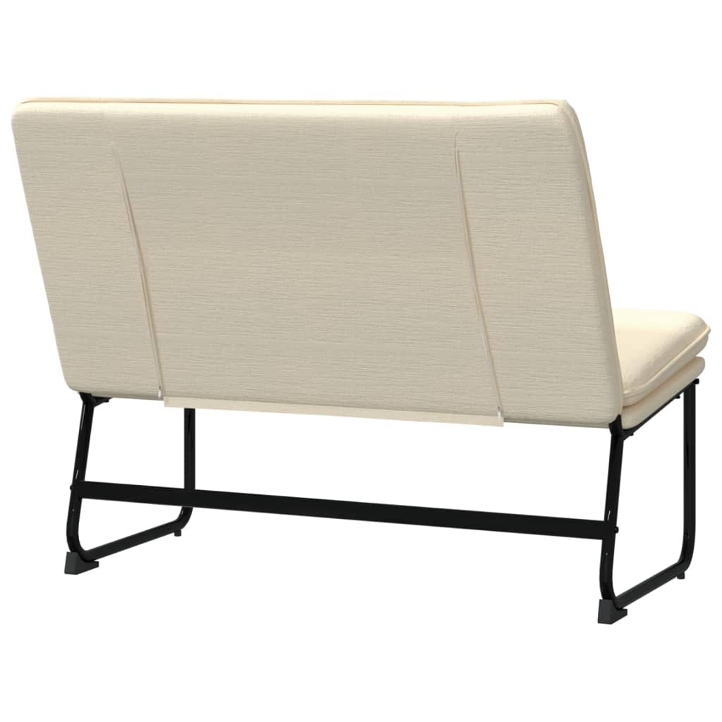 Panca Crema 100x75x76 cm in Tessuto