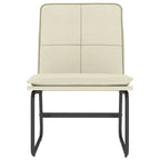 Sedia Lounge Crema 54x75x76 cm in Similpelle