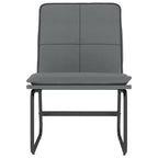 Sedia Lounge Grigia 54x75x76 cm in Similpelle