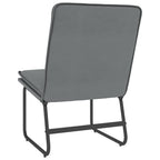 Sedia Lounge Grigia 54x75x76 cm in Similpelle