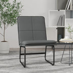 Sedia Lounge Grigia 54x75x76 cm in Similpelle