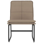 Sedia Lounge Cappuccino 54x75x76 cm in Similpelle