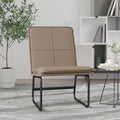 Sedia Lounge Cappuccino 54x75x76 cm in Similpelle