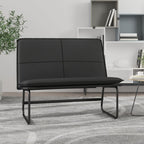 Panca Nera 100x75x76 cm in Similpelle