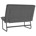 Panca Grigia 100x75x76 cm in Similpelle