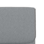 Sedia Lounge Grigio Chiaro 55x64x80 cm in Tessuto