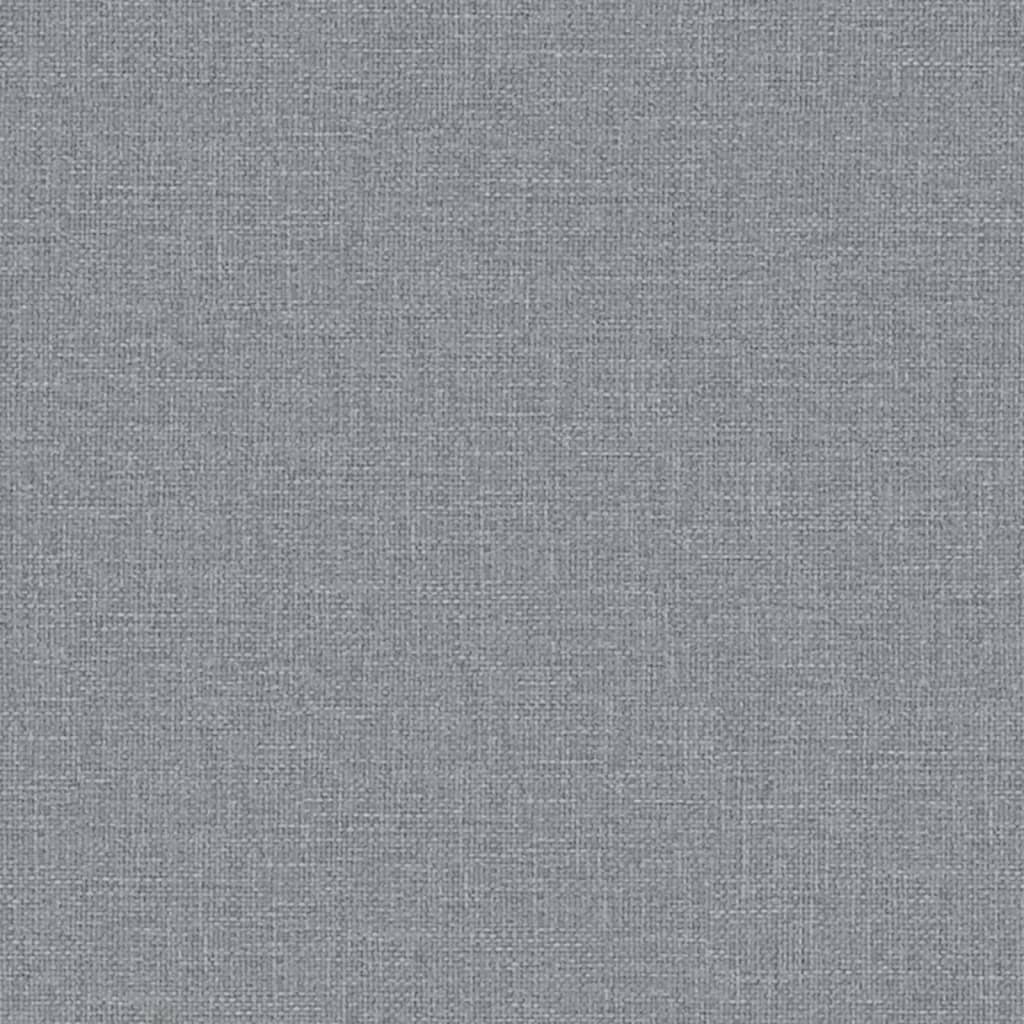 Sedia Lounge Grigio Chiaro 55x64x80 cm in Tessuto