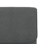 Sedia Lounge Grigio Scuro 55x64x80 cm in Tessuto