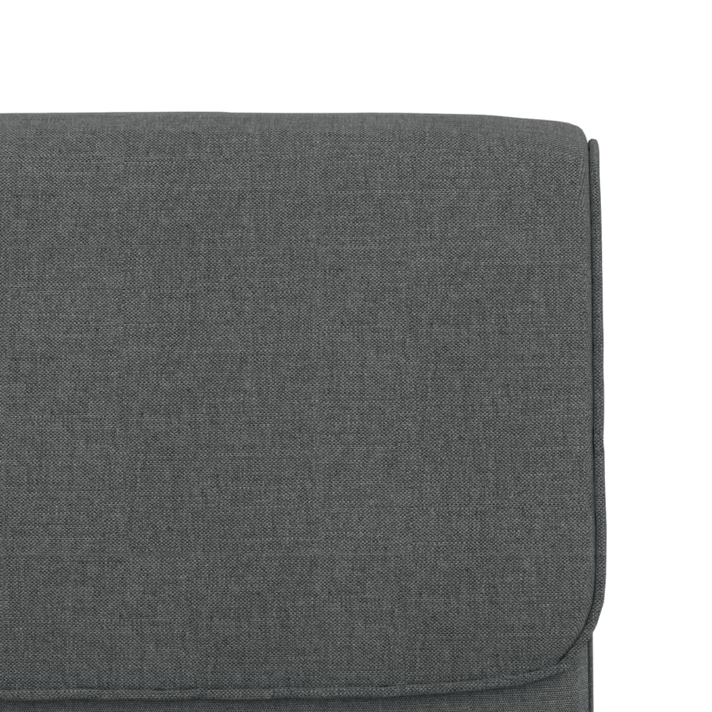 Sedia Lounge Grigio Scuro 55x64x80 cm in Tessuto
