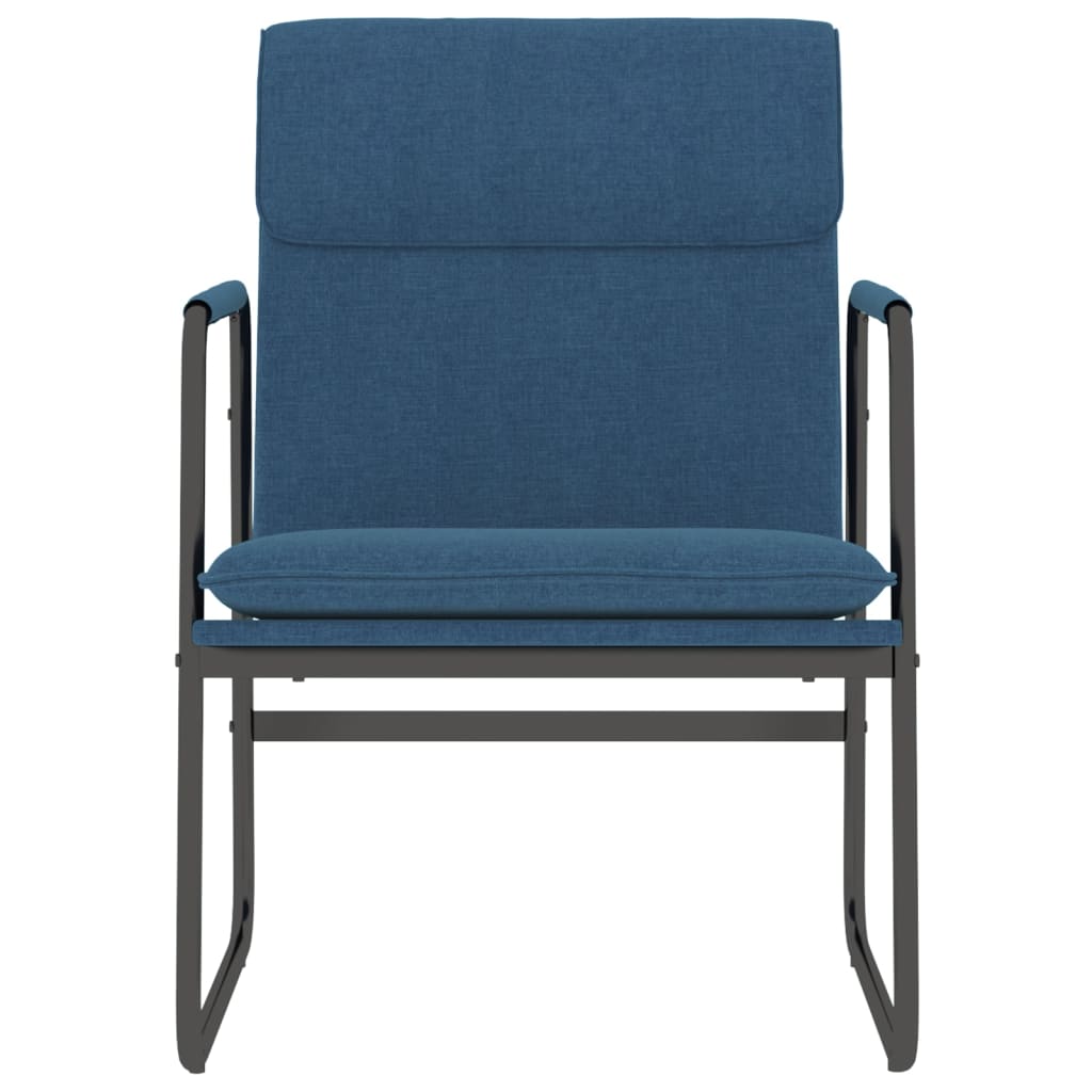 Sedia Lounge Blu 55x64x80 cm in Tessuto