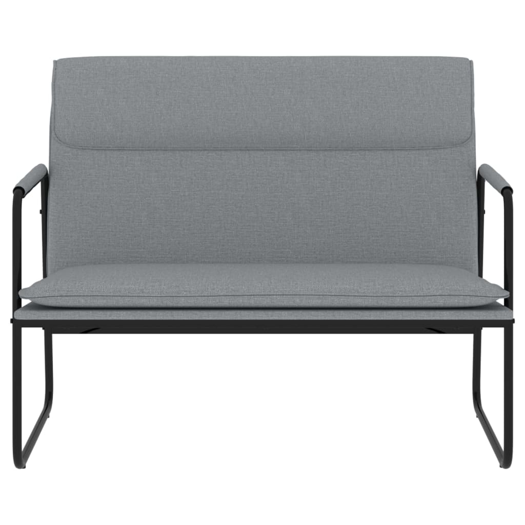 Panca Grigio Chiaro 100x64x80 cm in Tessuto