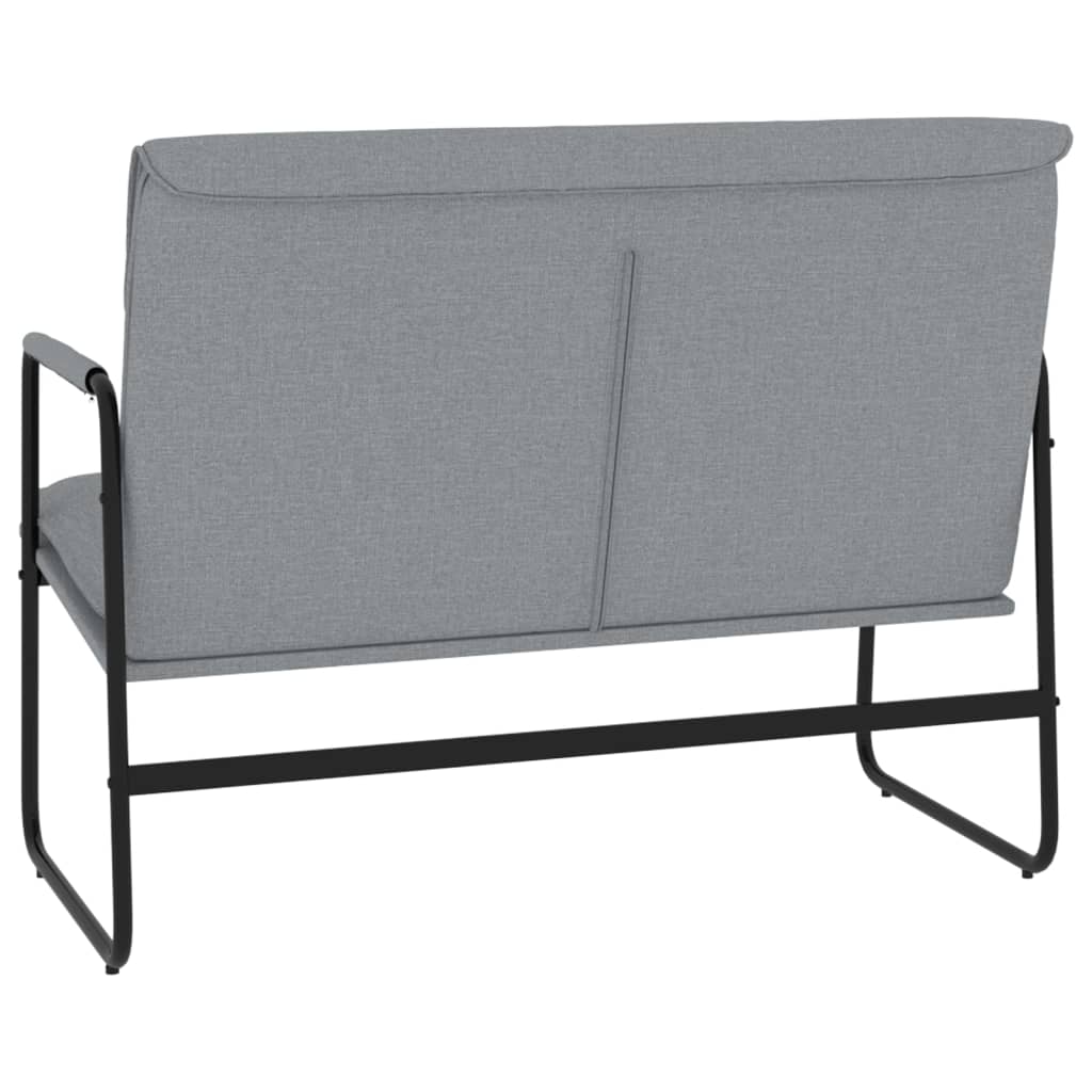 Panca Grigio Chiaro 100x64x80 cm in Tessuto