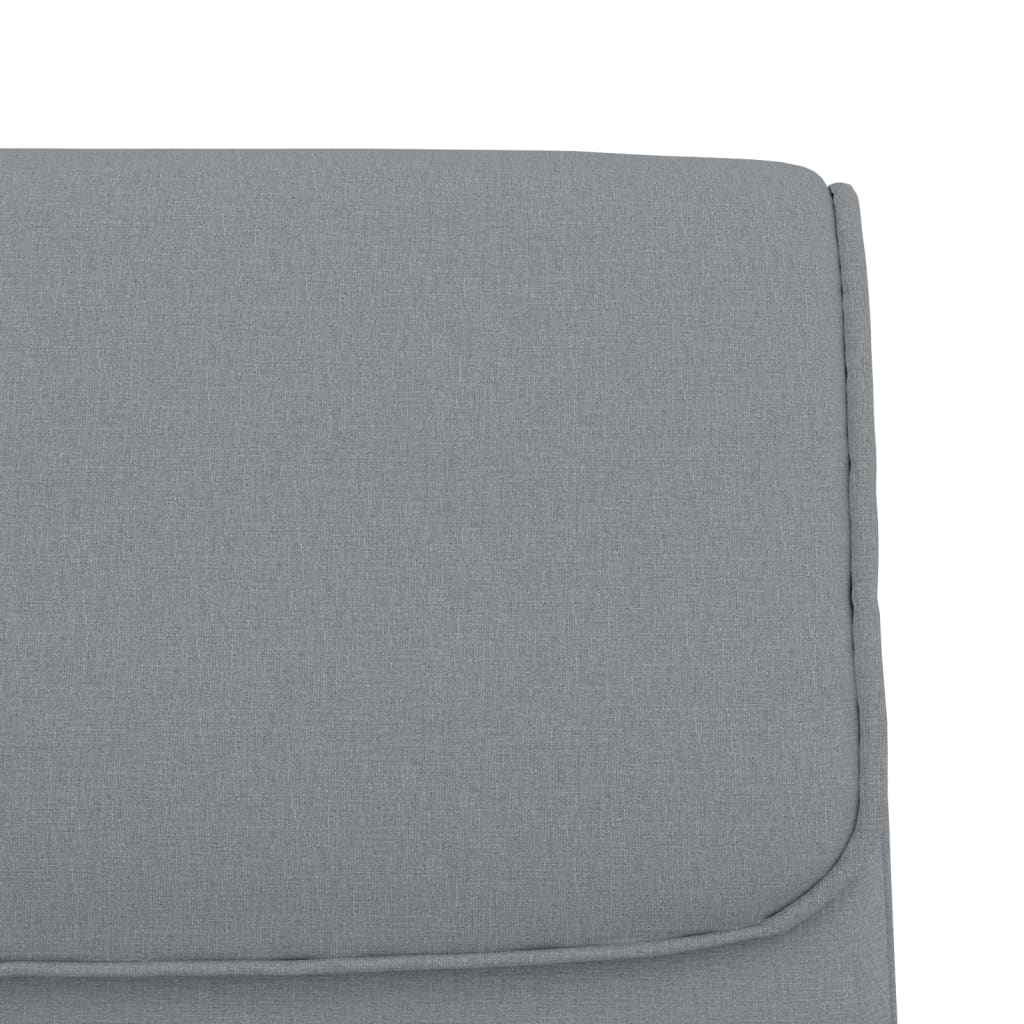 Panca Grigio Chiaro 100x64x80 cm in Tessuto
