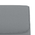 Panca Grigio Chiaro 100x64x80 cm in Tessuto