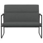 Panca Grigio Scuro 100x64x80 cm in Tessuto