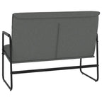 Panca Grigio Scuro 100x64x80 cm in Tessuto
