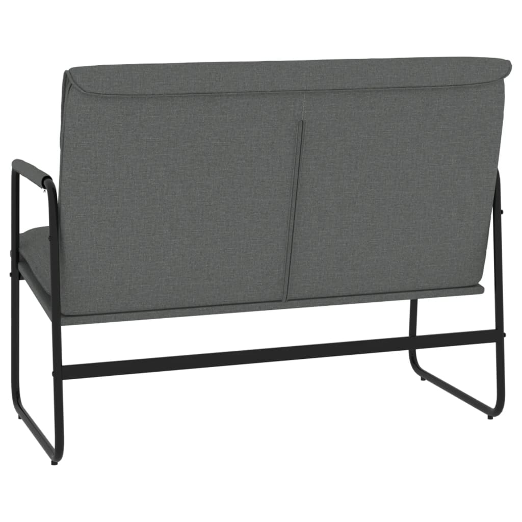 Panca Grigio Scuro 100x64x80 cm in Tessuto