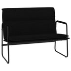 Panca Nera 100x64x80 cm in Tessuto