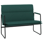 Panca Verde Scuro 100x64x80 cm in Tessuto