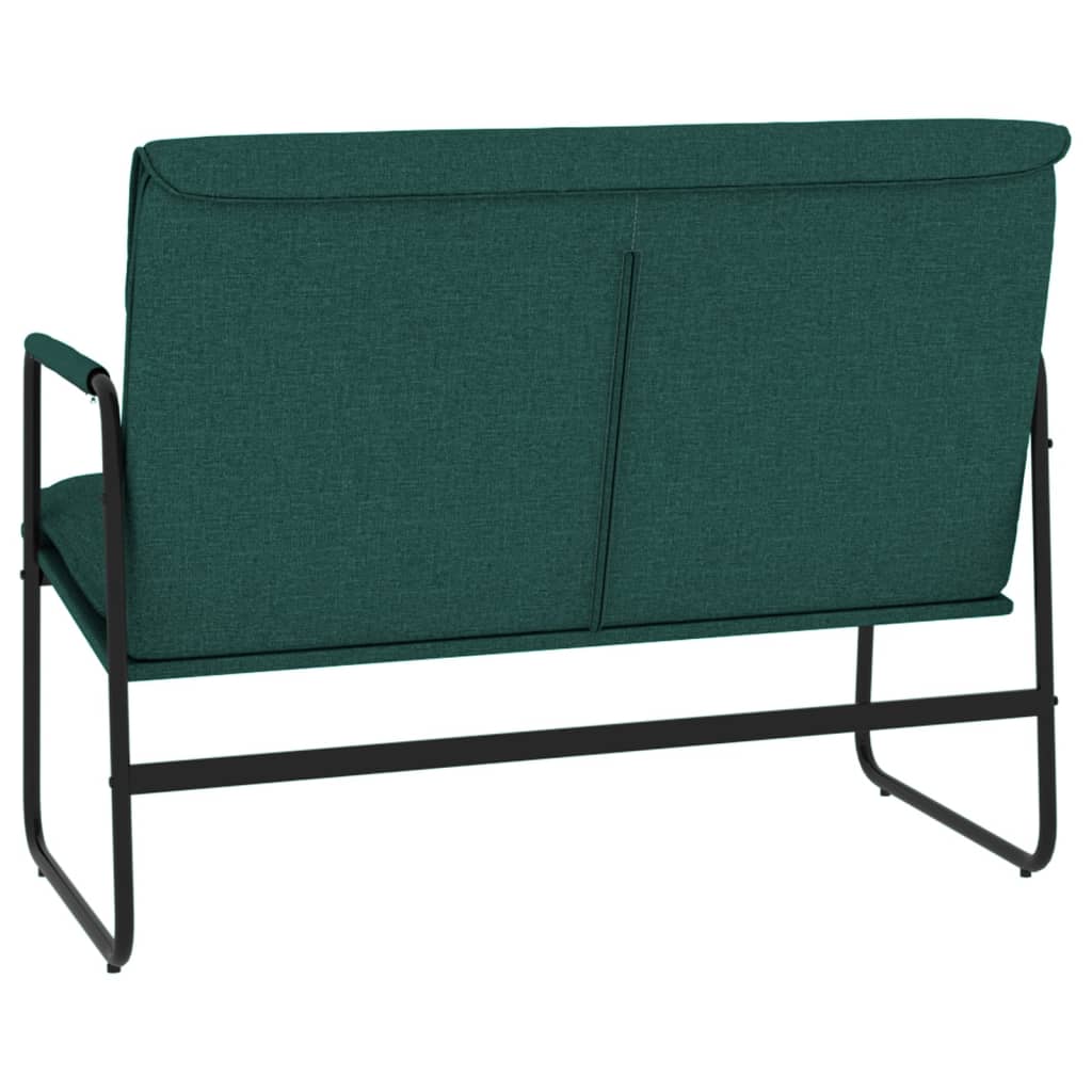 Panca Verde Scuro 100x64x80 cm in Tessuto